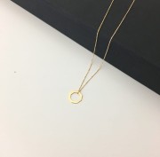 Złoty naszyjnik ośmiokąt 333