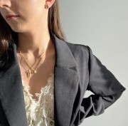 Srebrny naszyjnik z cyrkoniami