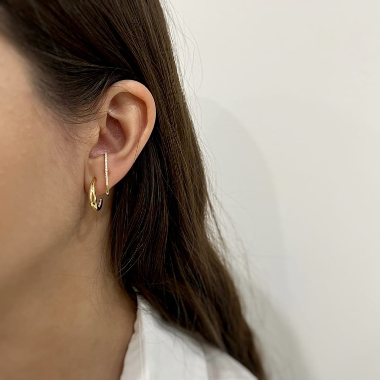 Srebrne kolczyki z cyrkoniami nieoczywiste