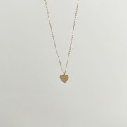 Srebrny pozłacany naszyjnik personalizowany serce