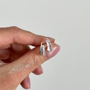 Srebrne kolczyki z cyrkoniami SREBRNY BLASK