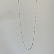 Srebrny naszyjnik srebrna perełka