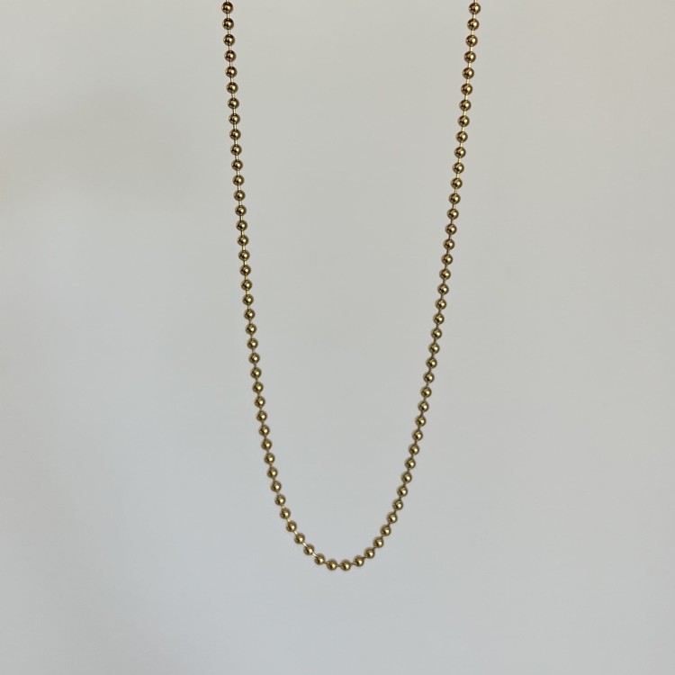 Srebrny pozłacany naszyjnik choker KULKA
