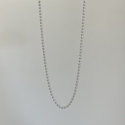 Srebrny naszyjnik choker KULKA