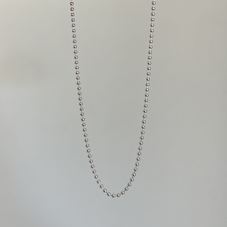 Srebrny naszyjnik choker KULKA