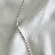 Srebrny naszyjnik choker KULKA