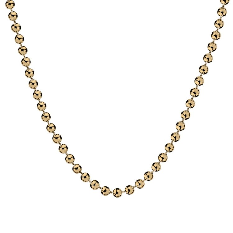 Srebrny pozłacany naszyjnik choker KULKA