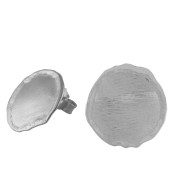 Srebrne kolczyki NADTOPIONE