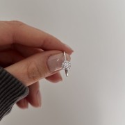 Srebrny pierścionek z cyrkoniami ROZKOSZ