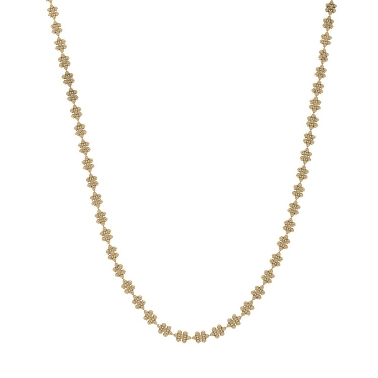 Srebrny pozłacany naszyjnik choker KWIATY