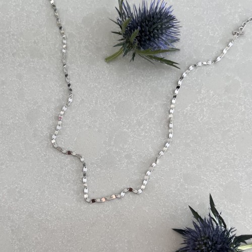 Srebrny naszyjnik BŁYSZCZĄCY