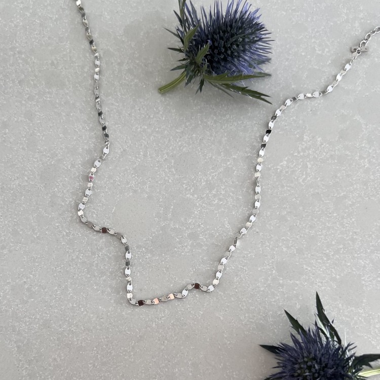 Srebrny naszyjnik BŁYSZCZĄCY