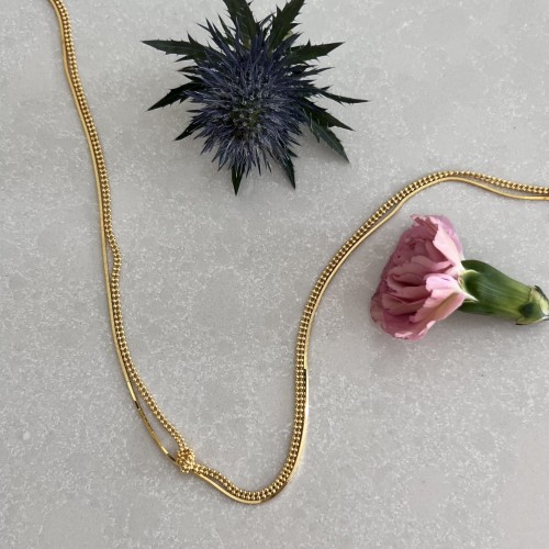 Srebrny pozłacany naszyjnik choker SUPEŁ