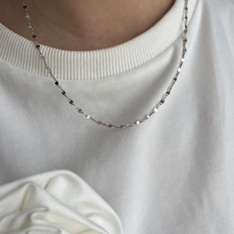 Srebrny naszyjnik BŁYSZCZĄCY