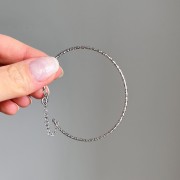 Srebrna bransoletka sztywna BŁYSK