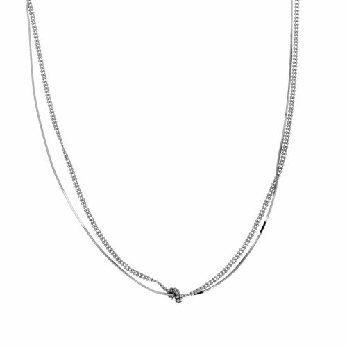 Srebrny naszyjnik choker SUPEŁ