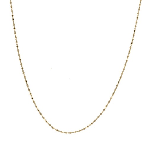 Srebrny pozłacany naszyjnik KULKI mini