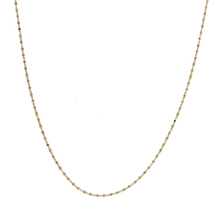 Srebrny pozłacany naszyjnik KULKI mini