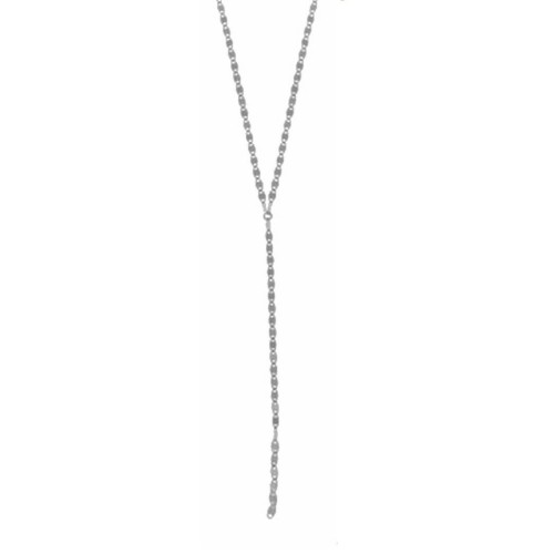 Srebrny pozłacany naszyjnik krawatka BŁYSZCZĄCY