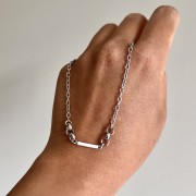 Srebrny naszyjnik z emalią jubilerską