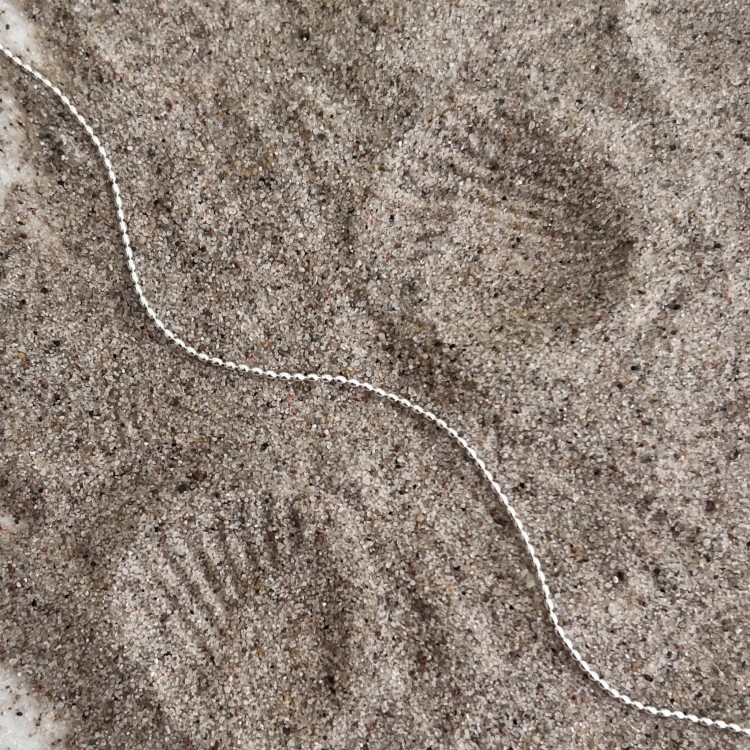 Srebrny naszyjnik srebrna perełka