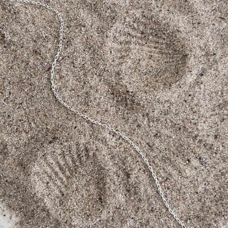 Srebrny naszyjnik łańcuch mini