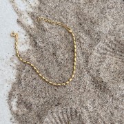 Srebrna pozłacana bransoletka PERŁA