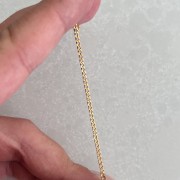 Srebrna pozłacana bransoletka na kostkę PANCERKA