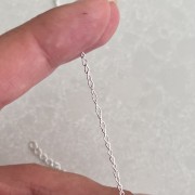 Srebrny naszyjnik łańcuch mini