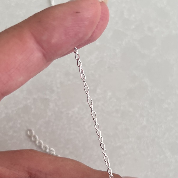 Srebrny naszyjnik łańcuch mini