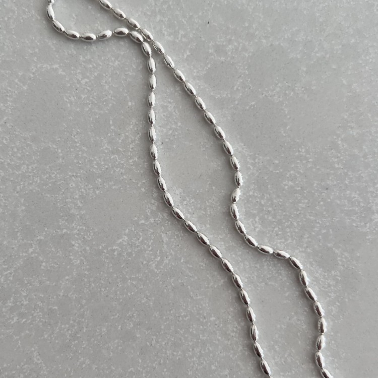 Srebrny naszyjnik choker srebrna PERŁA