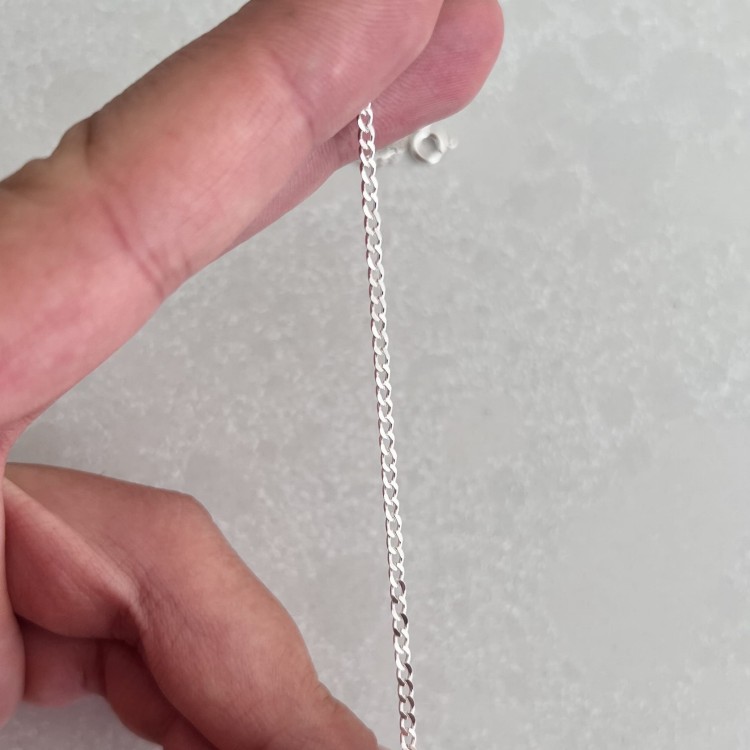 Srebrny naszyjnik PANCERKA 925