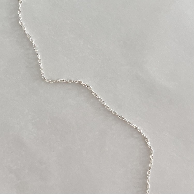 Srebrny naszyjnik łańcuch mini