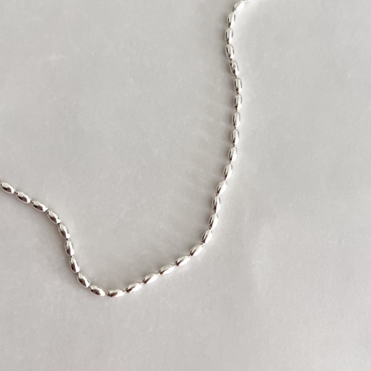 Srebrny naszyjnik choker srebrna PERŁA