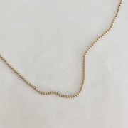 Srebrny pozłacany naszyjnik KULKA mini