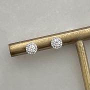 Srebrne kolczyki z cyrkoniami STYLOWE