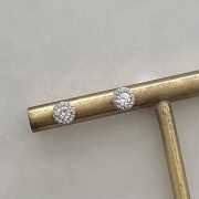 Srebrne kolczyki z cyrkoniami ELEGANCJA