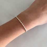 Srebrna bransoletka PERŁA