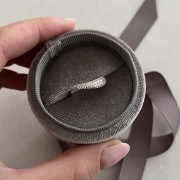 Srebrny pierścionek z cyrkoniami FORMA