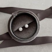 Srebrne kolczyki z cyrkoniami STYLOWE