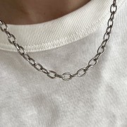 Srebrny naszyjnik MOCNY