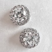 Srebrne kolczyki z cyrkoniami STYLOWE