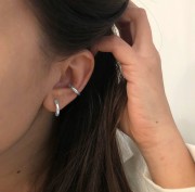 Srebrne kolczyki koła małe