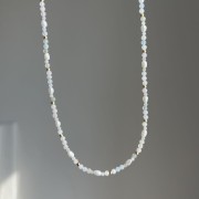 Naszyjnik MORGANIT WIOSNA kamienie naturalne