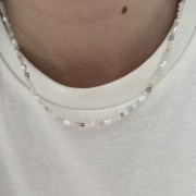 Naszyjnik MORGANIT WIOSNA kamienie naturalne