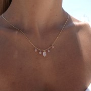 Srebrny naszyjnik opal peruwiański CZUŁOŚĆ