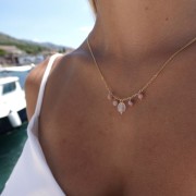 Srebrny naszyjnik opal peruwiański CZUŁOŚĆ