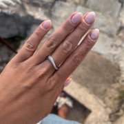 Srebrny pierścionek z cyrkoniami FORMA