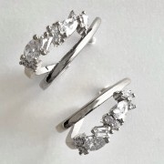 Srebrne kolczyki z cyrkoniami SREBRNY BLASK