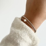 Srebrna bransoletka SUBTELNA mini